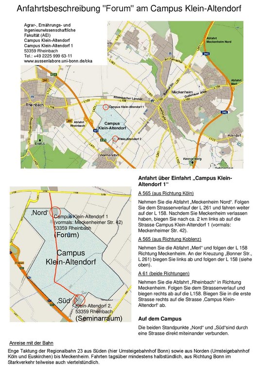 Anfahrtsbeschreibung Forum, Campus Klein-Altendorf.pdf